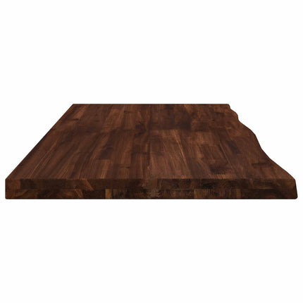 Rektangulært Bordplade 100 x 50 x 3,5 cm Rektangulær Mørk Brun
