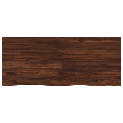Rektangulært Bordplade 90 x 50 x 3,5 cm Rektangulær Mørk Brun