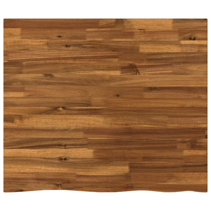 Rektangulært Bordplade 90 x 50 x 3,5 cm Rektangulær Naturfarvet
