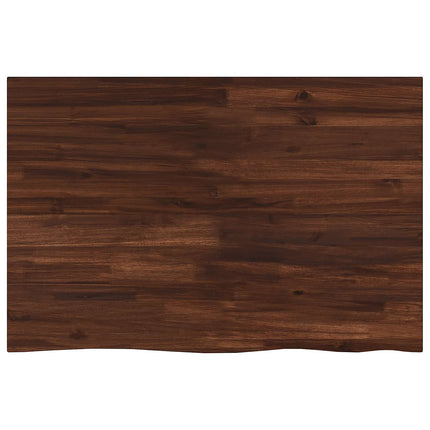 Rektangulært Bordplade 90 x 50 x 3,5 cm Rektangulær Mørk Brun