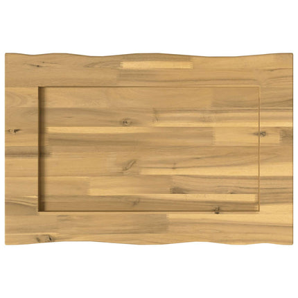 Rektangulært Bordplade 90 x 50 x 3,5 cm Rektangulær Hvid