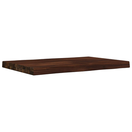Rektangulært Bordplade 80 x 40 x 3,5 cm Rektangulær Mørk Brun