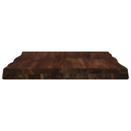 Rektangulært Bordplade 80 x 40 x 3,5 cm Rektangulær Mørk Brun