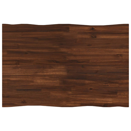 Rektangulært Bordplade 90 x 50 x 3,5 cm Rektangulær Mørk Brun