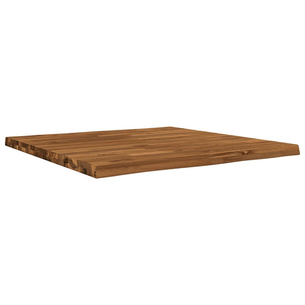 Rektangulært Bordplade 80 x 80 x 3,5 cm Firkantet Naturfarvet