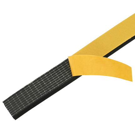 Selvklæbende skum tape 4 pcs Sort 15mm x 5m CR Skum