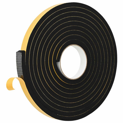Selvklæbende skum tape 4 pcs Sort 20mm x 5m CR Skum