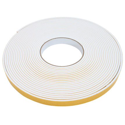 Selvklæbende skum tape 5 pcs Hvid 15mm x 10m CR Skum