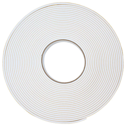 Selvklæbende skum tape 10 pcs Hvid 15mm x 10m CR Skum