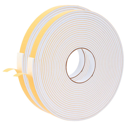 Selvklæbende skum tape 2 pcs Hvid 20mm x 10m CR Skum