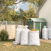 Vevde sække 10 pcs Hvid 100 x 150 cm PP