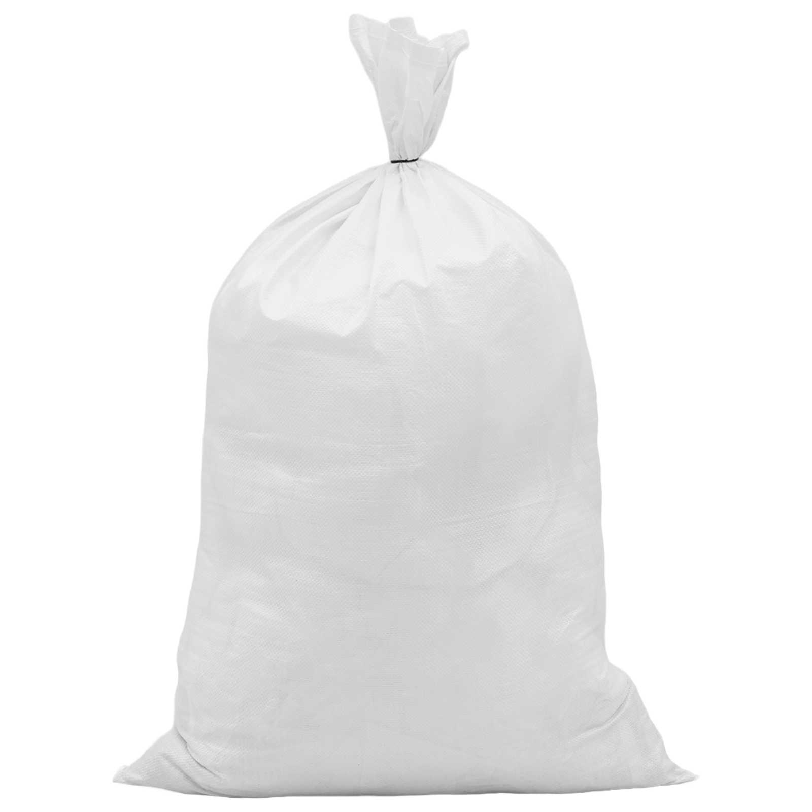 Vevde sække 100 pcs Hvid 65 x 105 cm PP