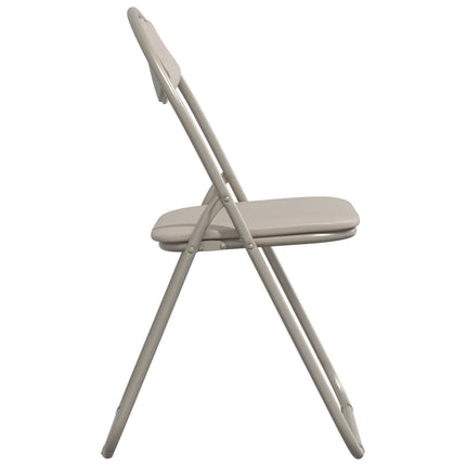 Sammenklappelig stol 2 pcs Sandfarvet 48 x 43,5 x 81 cm