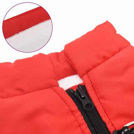 Hundejakke Rød L24 Fleece og polyester