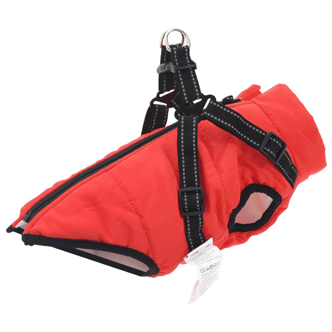 Hundejakke Rød L24 Fleece og polyester