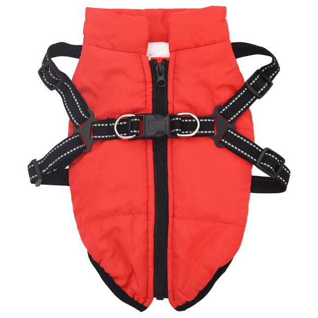 Hundejakke Rød L32 Fleece og polyester