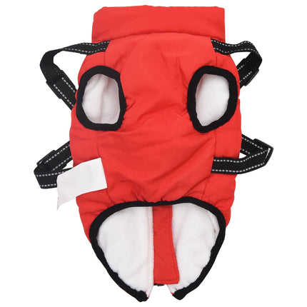 Hundejakke Rød L36 Fleece og polyester