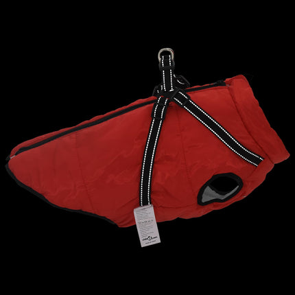 Hundejakke Rød L44 Fleece og polyester