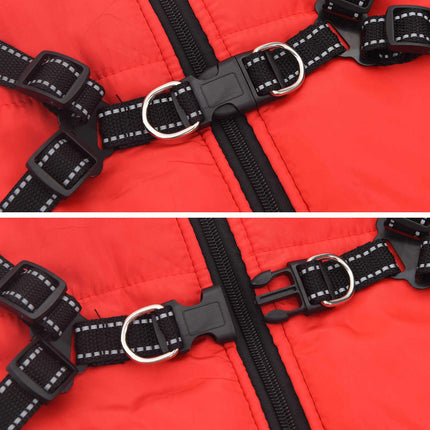 Hundejakke Rød L48 Fleece og polyester