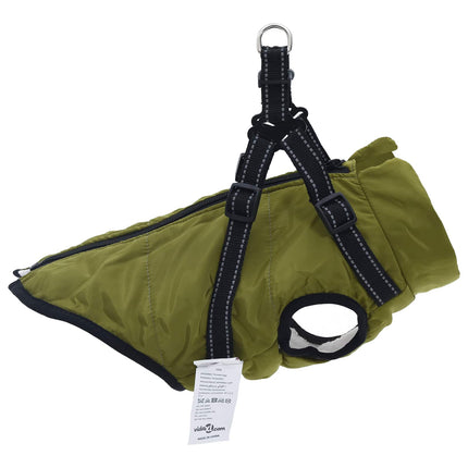 Hundejakke Army Grøn L40 Fleece og polyester