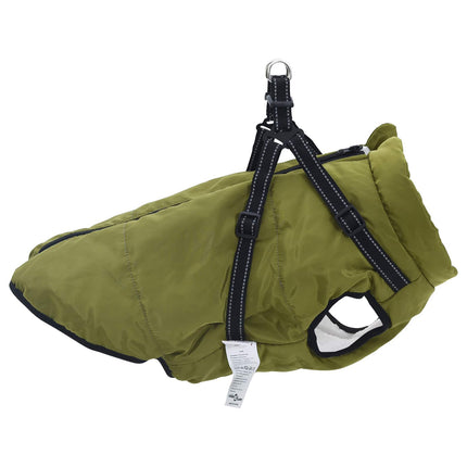 Hundejakke Army Grøn L52 Fleece og polyester