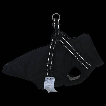 Hundejakke Sort L24 Fleece og polyester