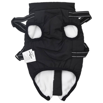 Hundejakke Sort L28 Fleece og polyester