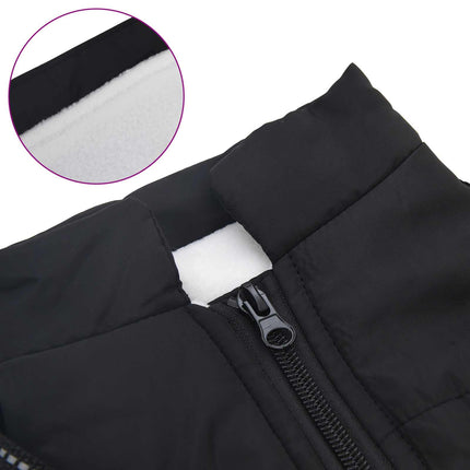 Hundejakke Sort L32 Fleece og polyester