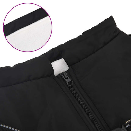 Hundejakke Sort L48 Fleece og polyester