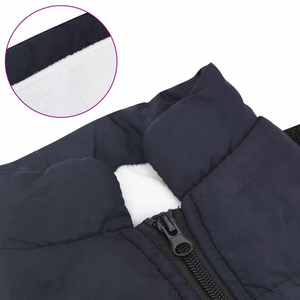 Hundejakke Mørkeblå L40 Fleece og polyester