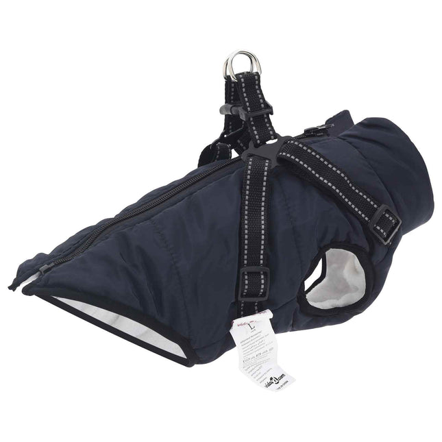 Hundejakke Mørkeblå L40 Fleece og polyester