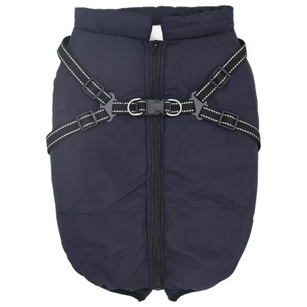 Hundejakke Mørkeblå L48 Fleece og polyester