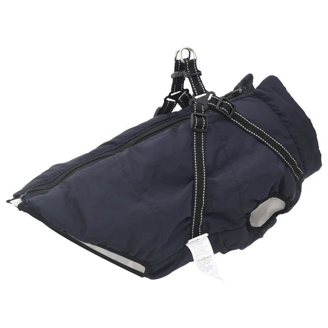 Hundejakke Mørkeblå L68 Fleece og polyester