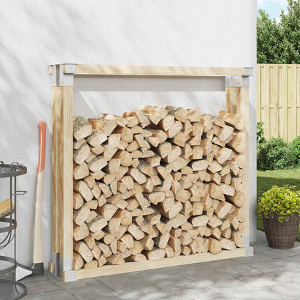 Brænde stakkehjælp 12 pcs Sølv 34 x 10 x 15 cm Stål