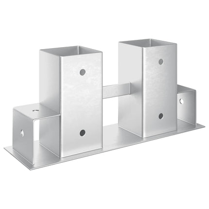 Brænde stakkehjælp 12 pcs Sølv 34 x 10 x 15 cm Stål
