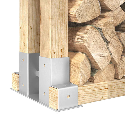 Brænde stakkehjælp 12 pcs Sølv 34 x 10 x 15 cm Stål