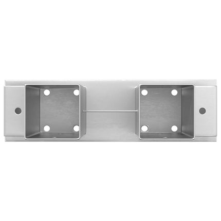 Brænde stakkehjælp 12 pcs Sølv 34 x 10 x 15 cm Stål
