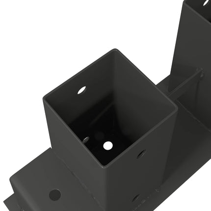 Brænde stakkehjælp 4 pcs Antracit 34 x 10 x 15 cm Stål