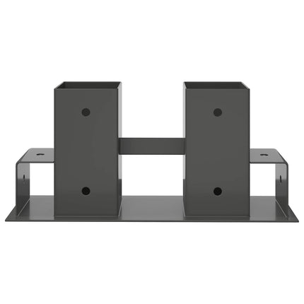 Brænde stakkehjælp 12 pcs Antracit 34 x 10 x 15 cm Stål