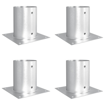 Rund Jordankre 4 pcs Sølv 18 x 18 x 15 cm Metal