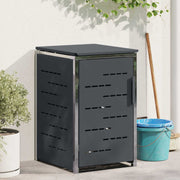Skraldespand opbevaring Antracit 77,5 x 69 x 112,5 cm