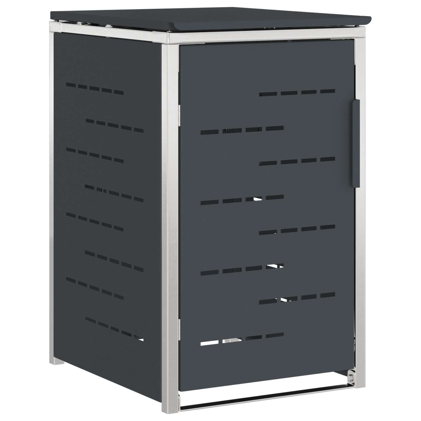 Skraldespand opbevaring Antracit 77,5 x 69 x 112,5 cm