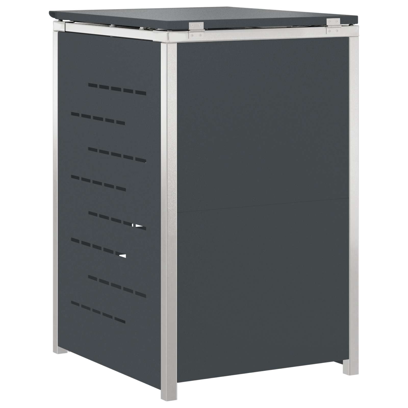 Skraldespand opbevaring Antracit 77,5 x 69 x 112,5 cm