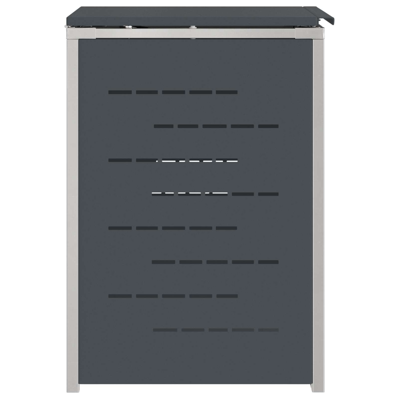 Skraldespand opbevaring Antracit 77,5 x 69 x 112,5 cm