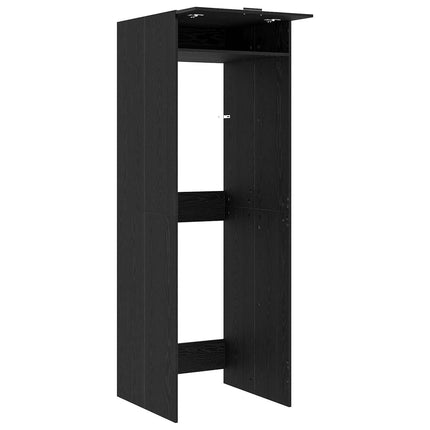 Vaskemaskine Skab Sort eg 67,5 x 68 x 200 cm Konstrueret træ