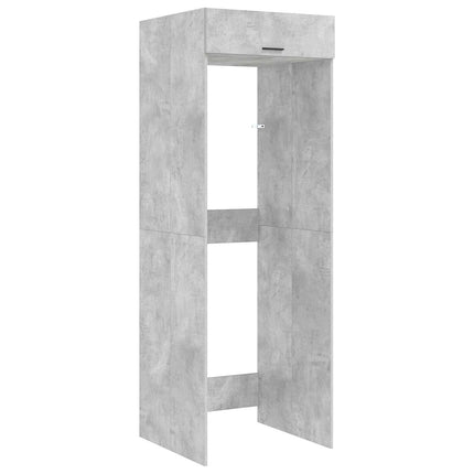 Vaskemaskine Skab Beton 67,5 x 68 x 200 cm Konstrueret træ