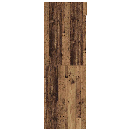 Vaskemaskine Skab med opbevaring Gammelt træ 67,5 x 68 x 200 cm