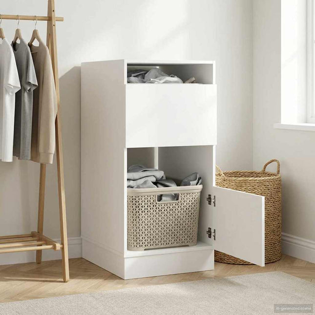 Vaskeskab med opbevaring Hvid 50 x 68 x 102 cm Konstrueret træ