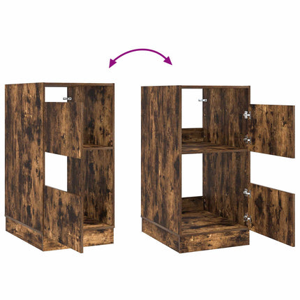 Vaskeskab med dør Røget eg 50 x 68 x 102 cm Konstrueret træ