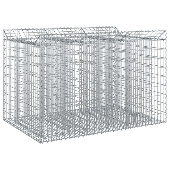 Gabion højbed 2 pcs Sølv